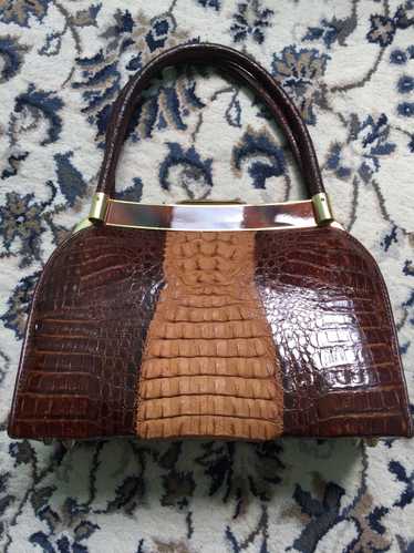 Other × Vintage Vintage crocodile handbag - image 1