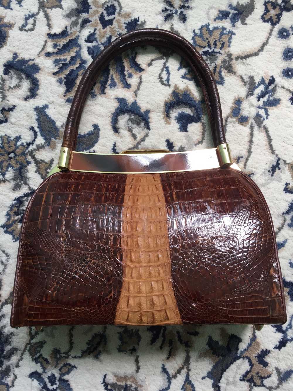 Other × Vintage Vintage crocodile handbag - image 2