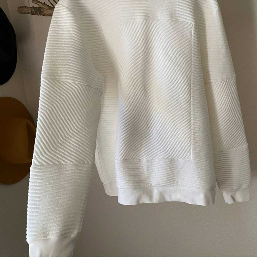Zara ZARA MAN ribbed jacquard sweatshirt - image 4