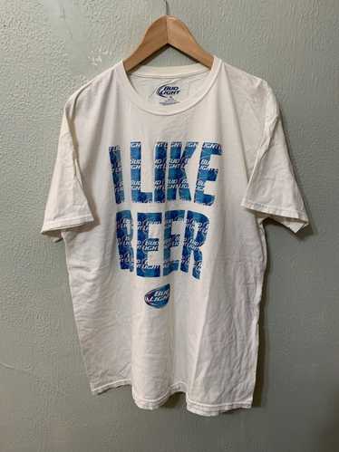 Vintage Vintage Bud Light I Like Beer T-Shirt