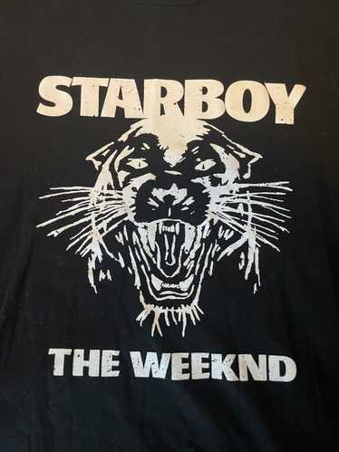 MEN'S XO STAR BOY THE WEEKND BLACK BOMBER SATIN JACKET