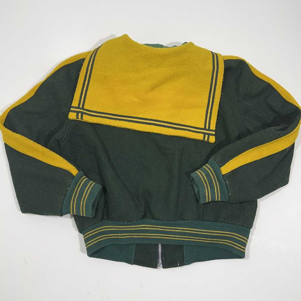 Varsity Jacket × Vintage Vintage 60s Jenny's Gree… - image 3