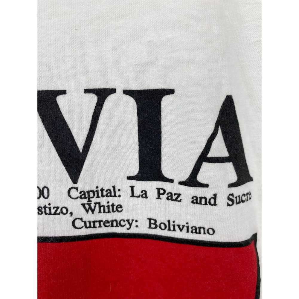 Streetwear 90s Bolivia National Flag Country Tee … - image 8