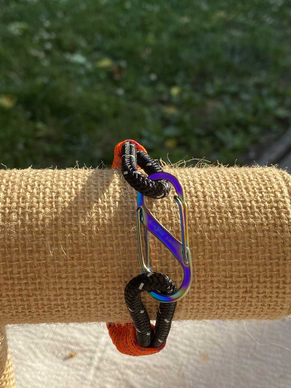 Other Rope Bracelet with Iridescent Carabiner - image 2