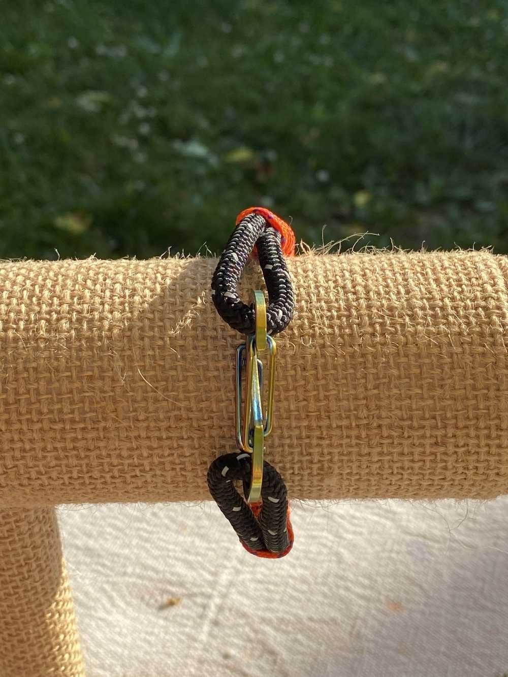 Other Rope Bracelet with Iridescent Carabiner - image 3