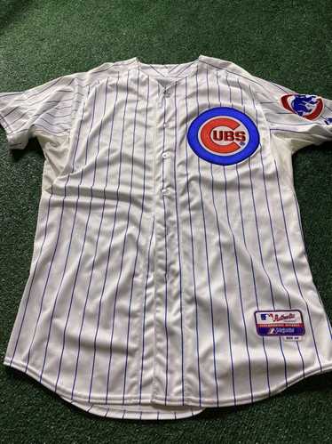 Majestic Vintage Cubs Jersey No Name White Jersey 