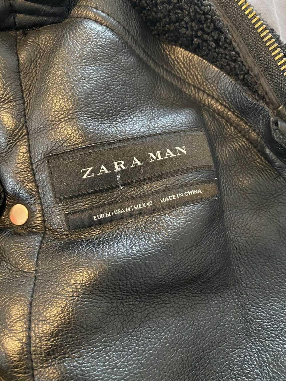 Zara Black Long Double-Faced Coat - image 5