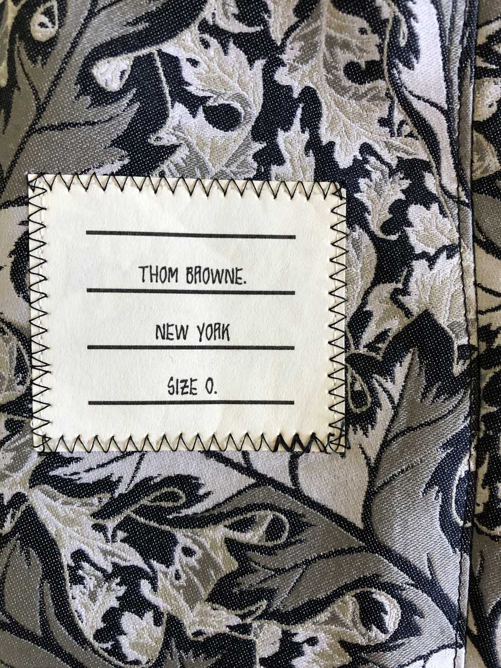 Thom Browne FW14 Thom Browne Leaf Print Silk-Blen… - image 4