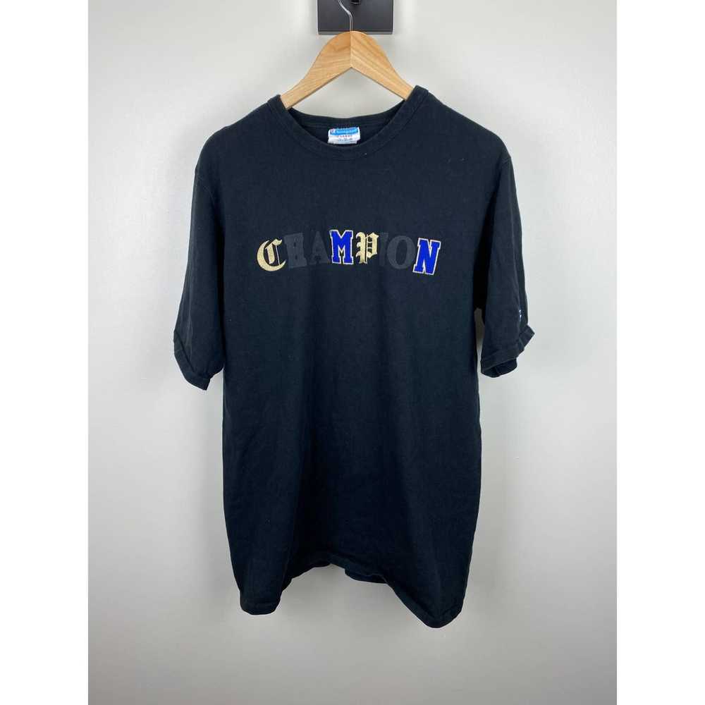 Champion Vintage 90s Champion Logo Spell Out Tee … - image 2