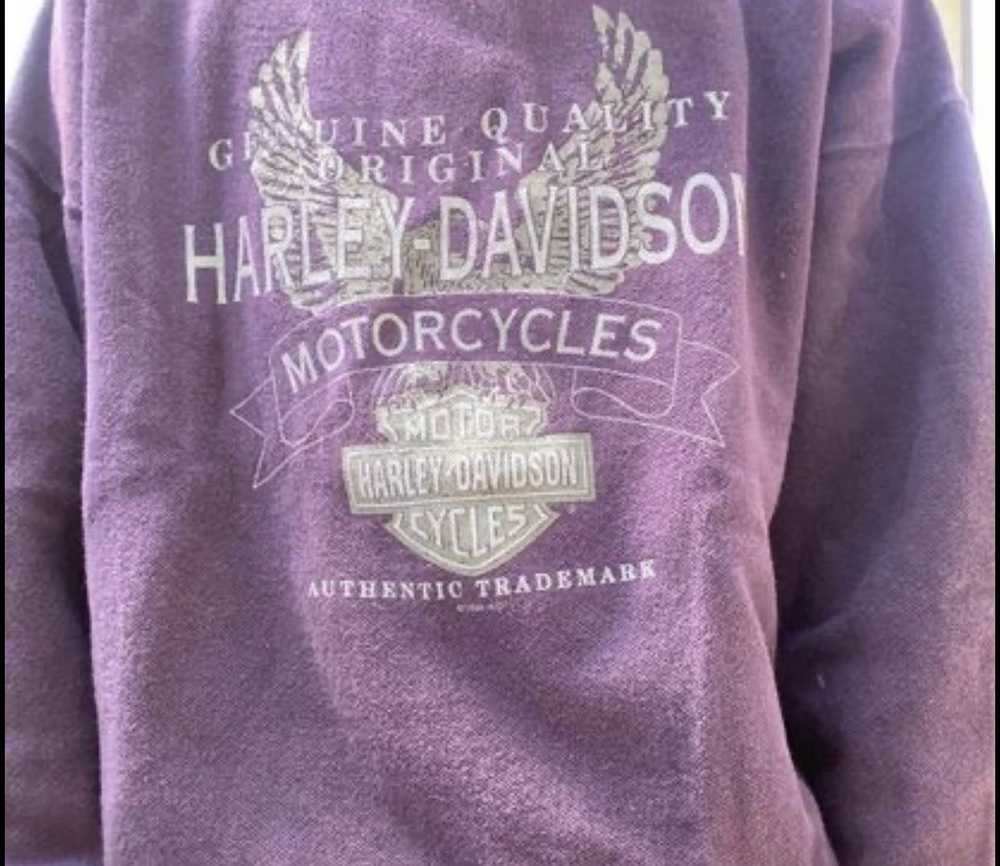 Harley Davidson Harley Davidson Crewneck - image 2