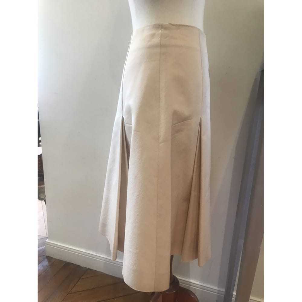 Dior Silk mid-length skirt - image 6