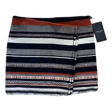 Saint Laurent Wool mini skirt