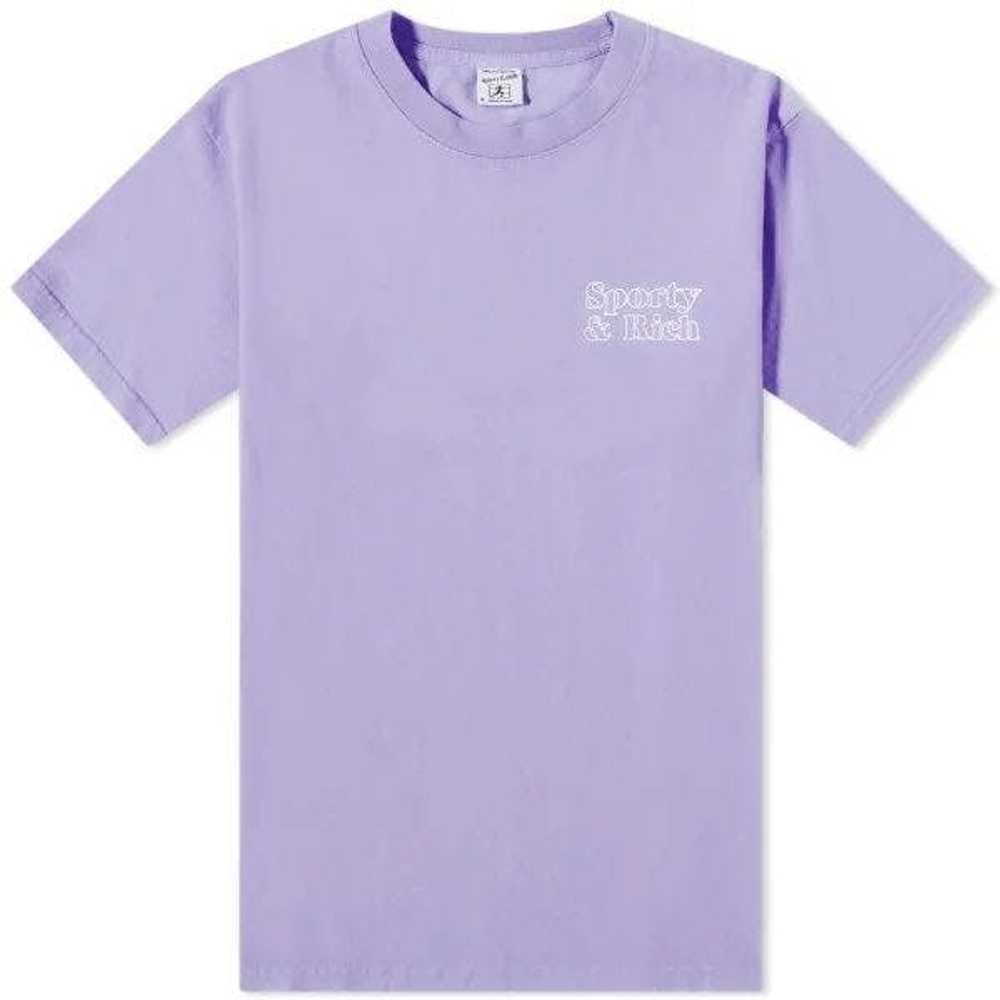 Sporty & Rich SPORTY & RICH LILAC FUN LOGO T-SHIR… - image 4