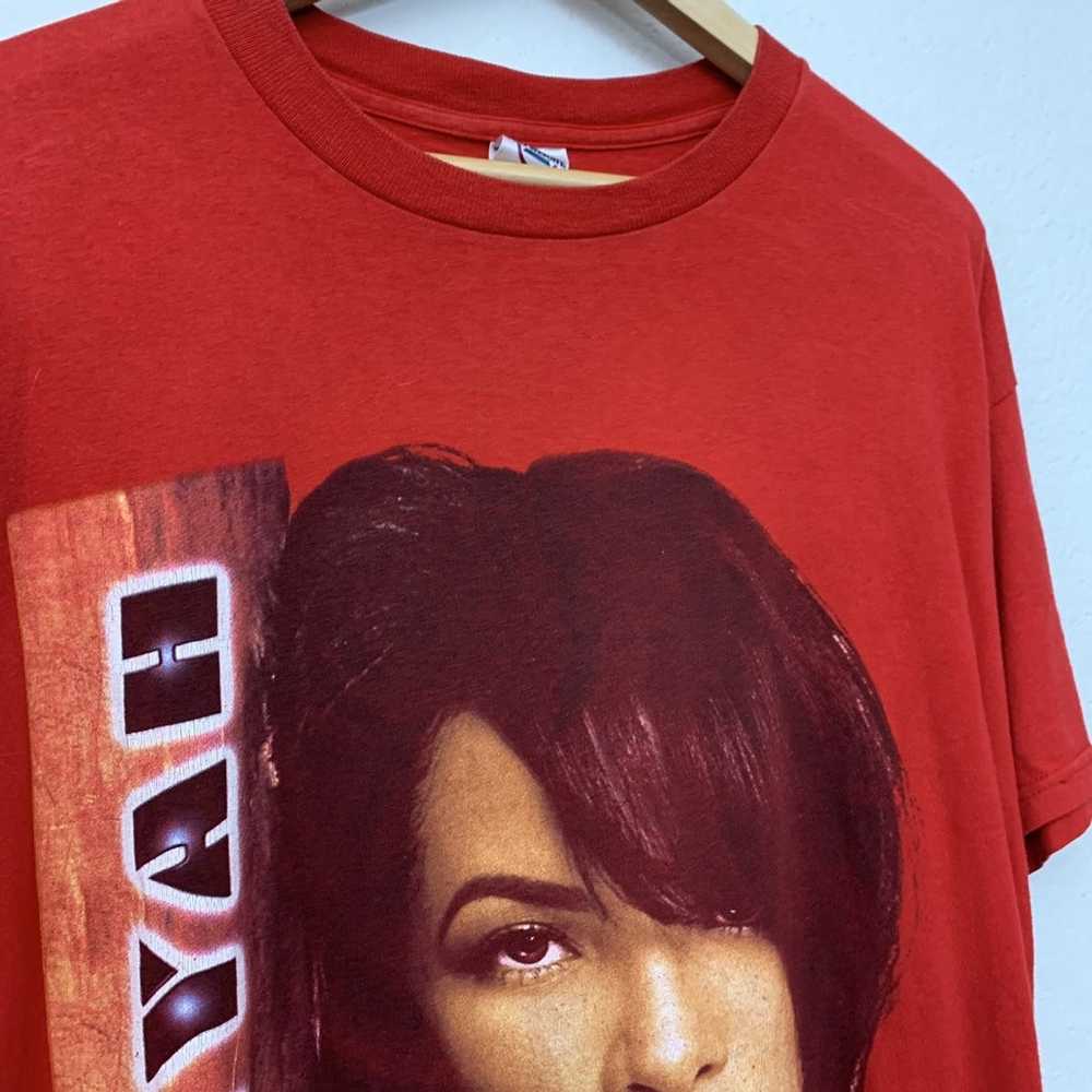 Rap Tees × Vintage 2001 Aaliyah Memorial Rap Tee … - image 3