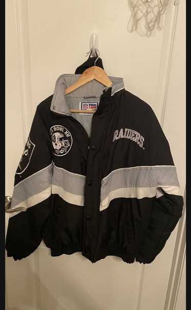 Rare Vintage STARTER Los Angeles Raiders Pro Line Satin Varsity Jacket 80s  90s L