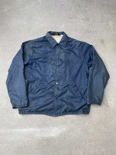 Vintage × Windbreaker Vtg 70s JC Penney Navy Blue 