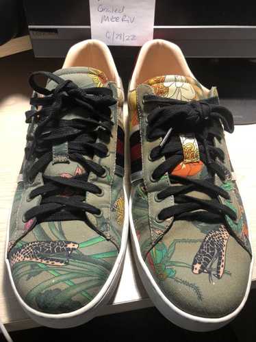 Gucci Stripe Snake Air Jordan 11 Shoes Gifts For Men Women Print Sneakers -  Banantees