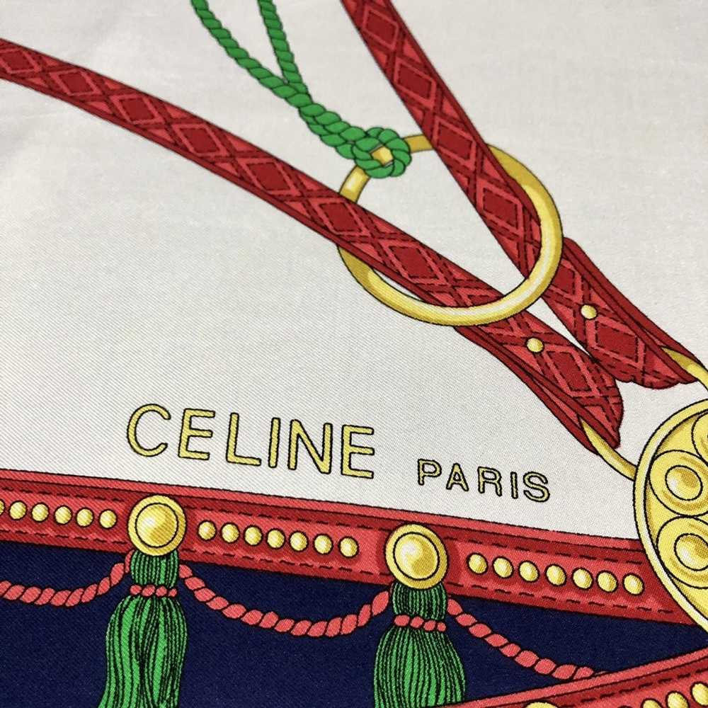 Celine × Luxury × Other Celine Silk Scarf - image 5