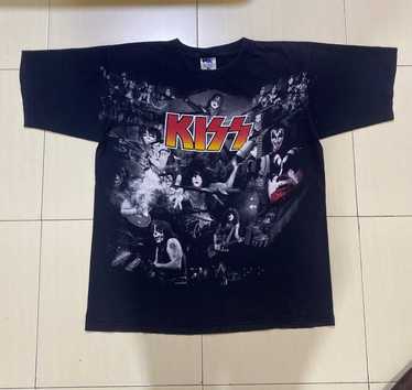 Band Tees × Vintage Vintage Kiss Fullprint Front … - image 1