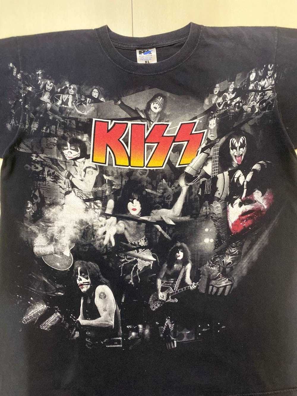 Band Tees × Vintage Vintage Kiss Fullprint Front … - image 3