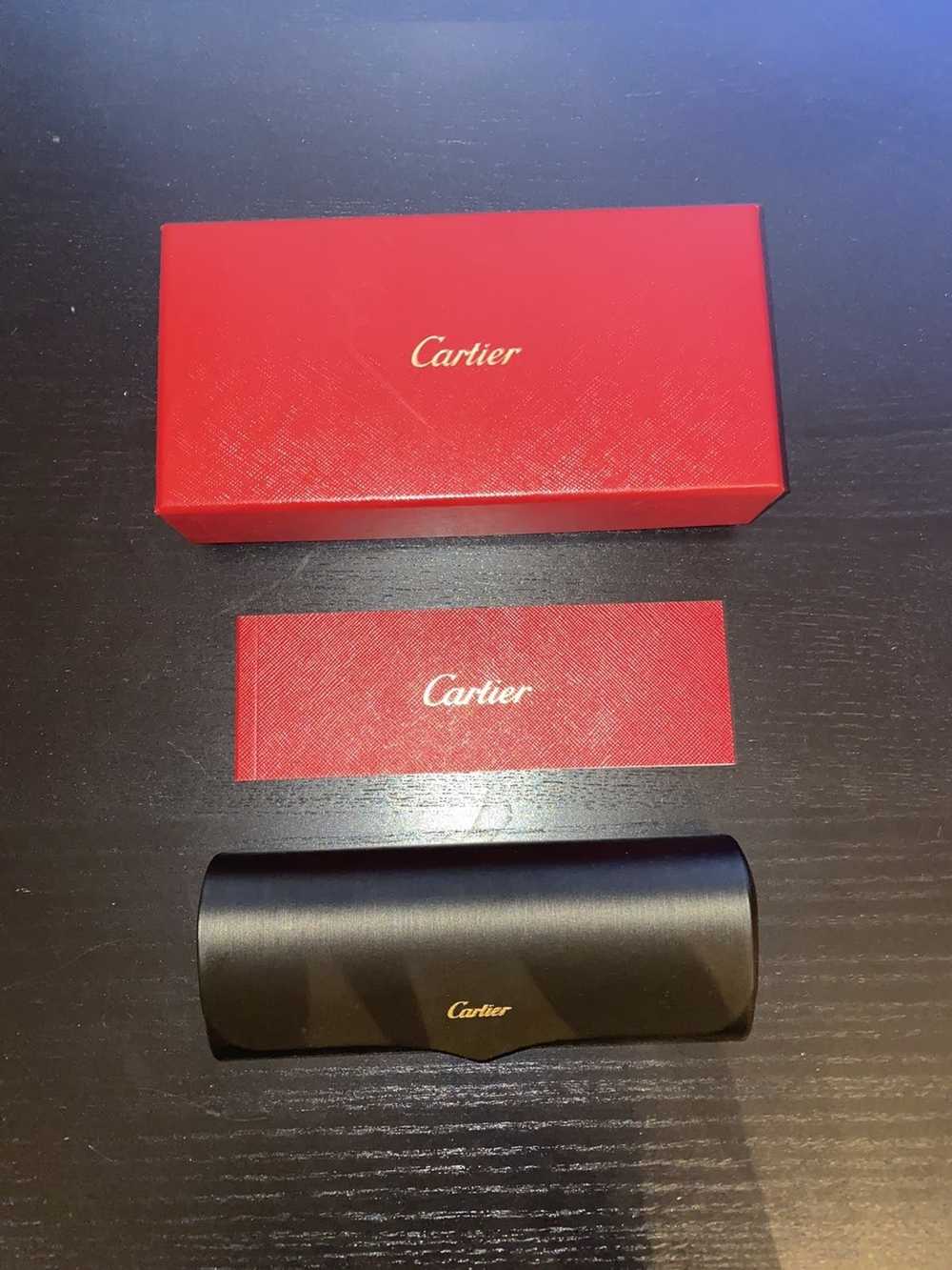 Cartier Black and Gold Cartier sunglasses - image 6