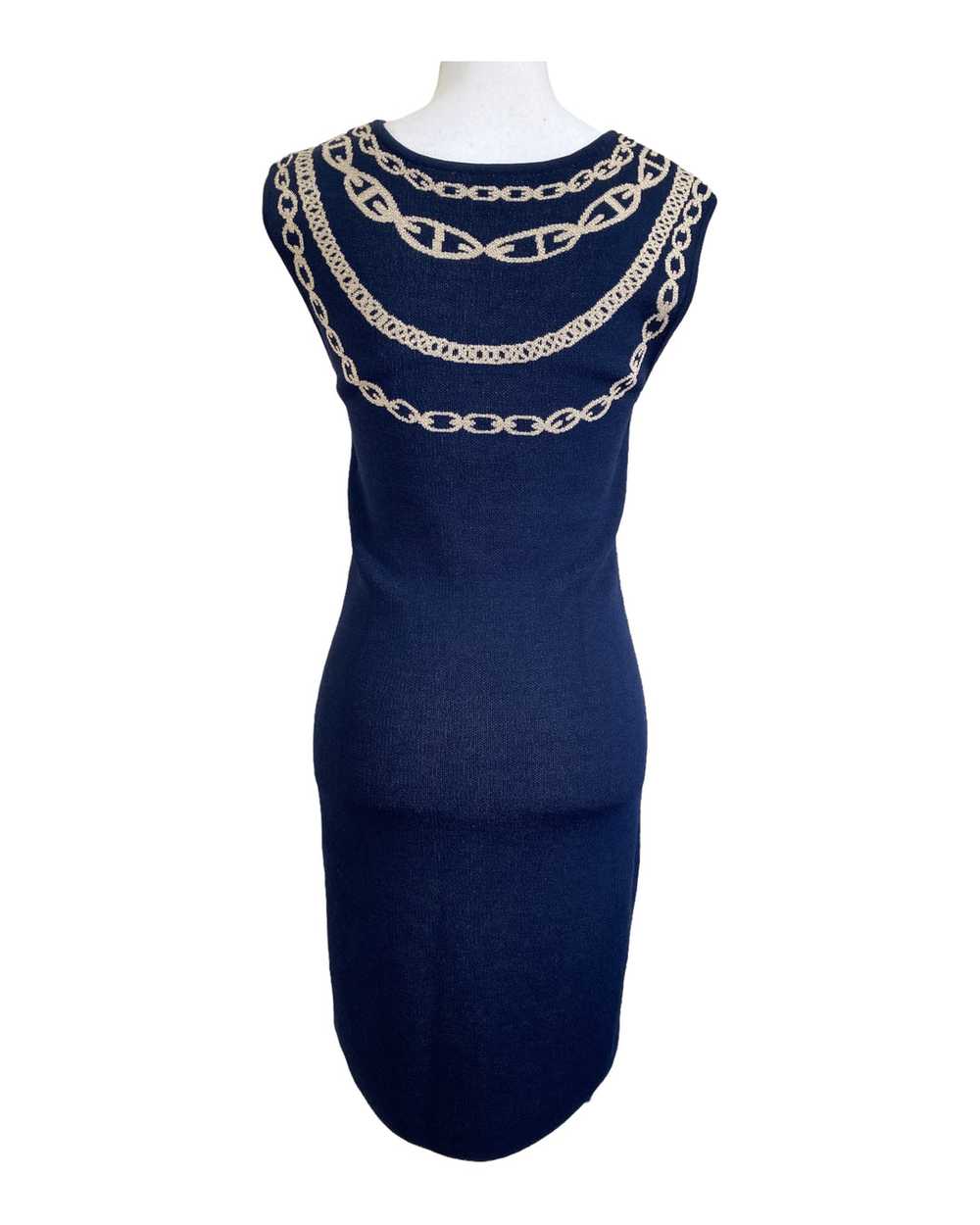 Adrienne Vittadini Navy Knit Dress, S - image 5
