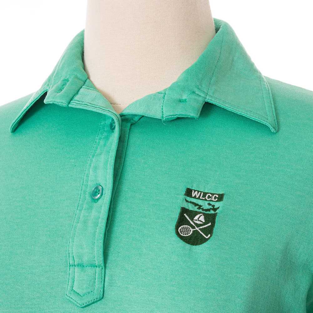 1970s Seafoam Green Polo Shirt - Gem