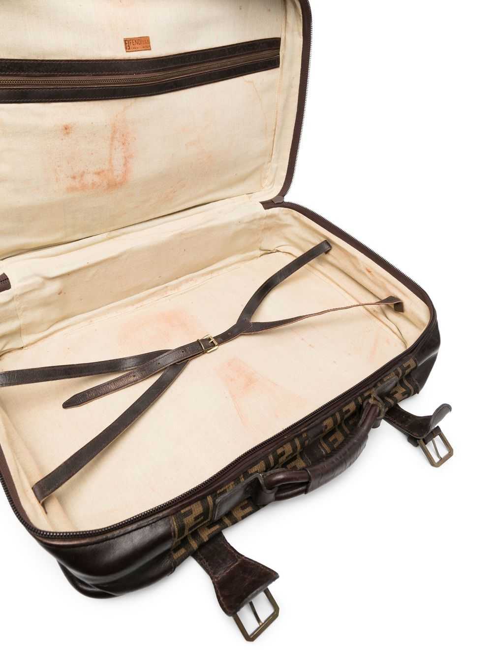 Fendi Pre-Owned 1970s monogram-print suitcase - B… - image 5