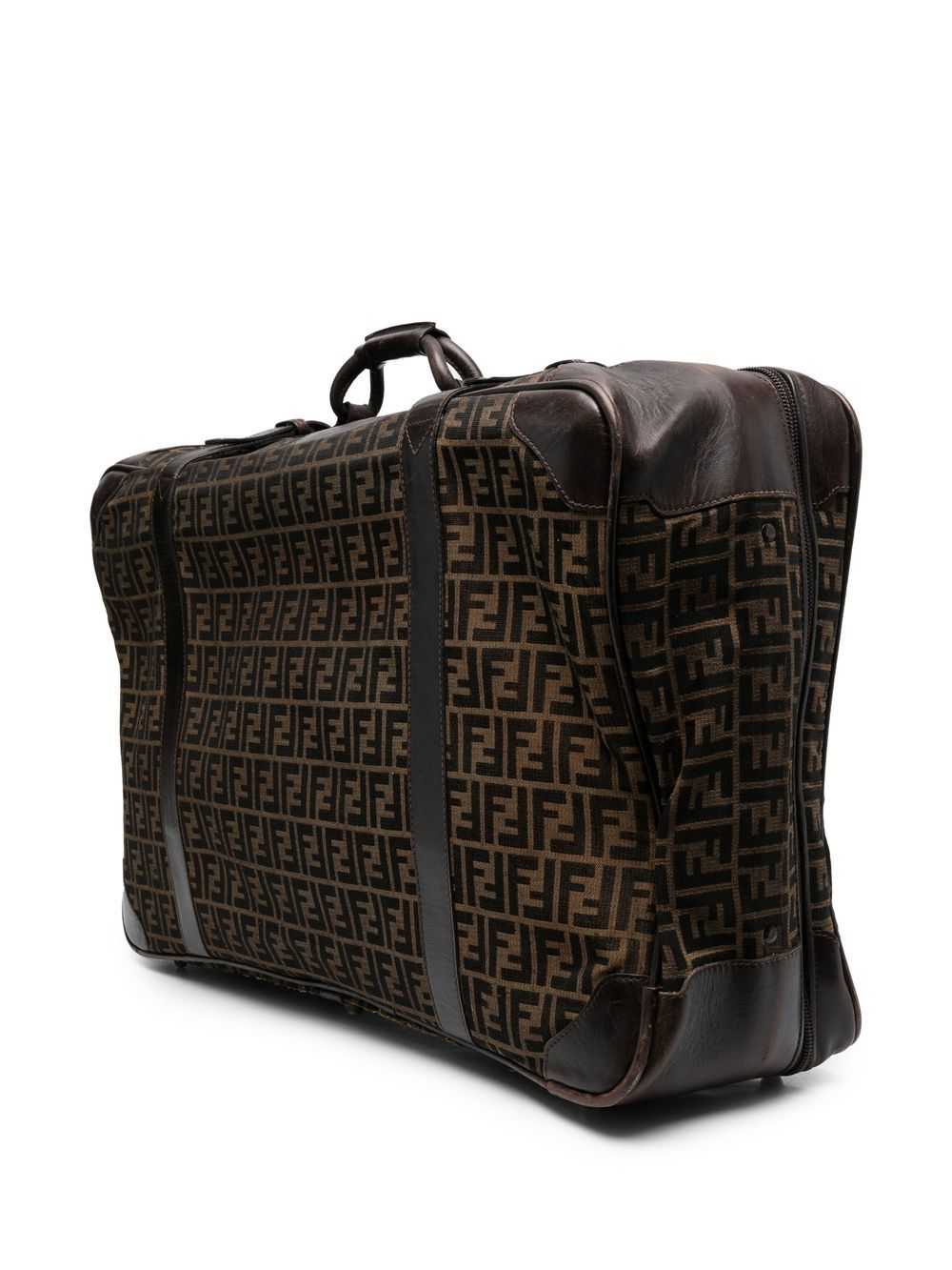 Fendi Pre-Owned 1970s monogram-print suitcase - B… - image 2