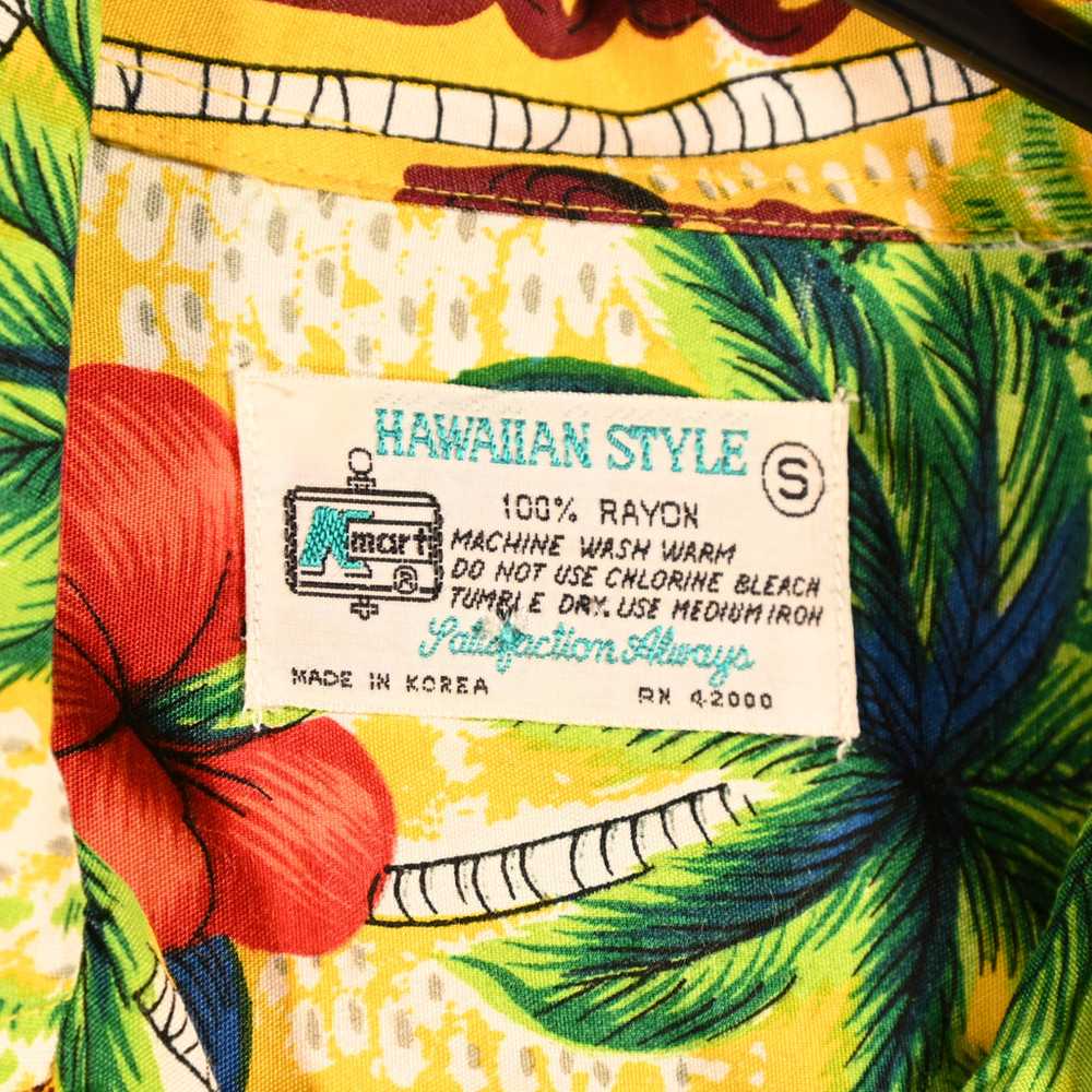 K-Mart Vintage 50s/60s Rayon Hawaiian Shirt, Aloh… - image 12