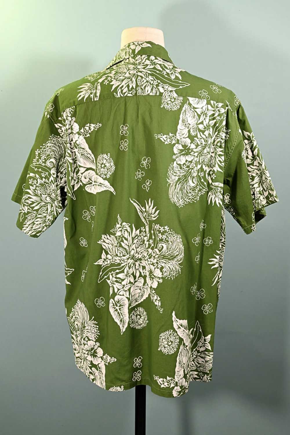 Vintage 50s/60s Hawaiian Shirt, Lei-O-Hawaii Spor… - image 10