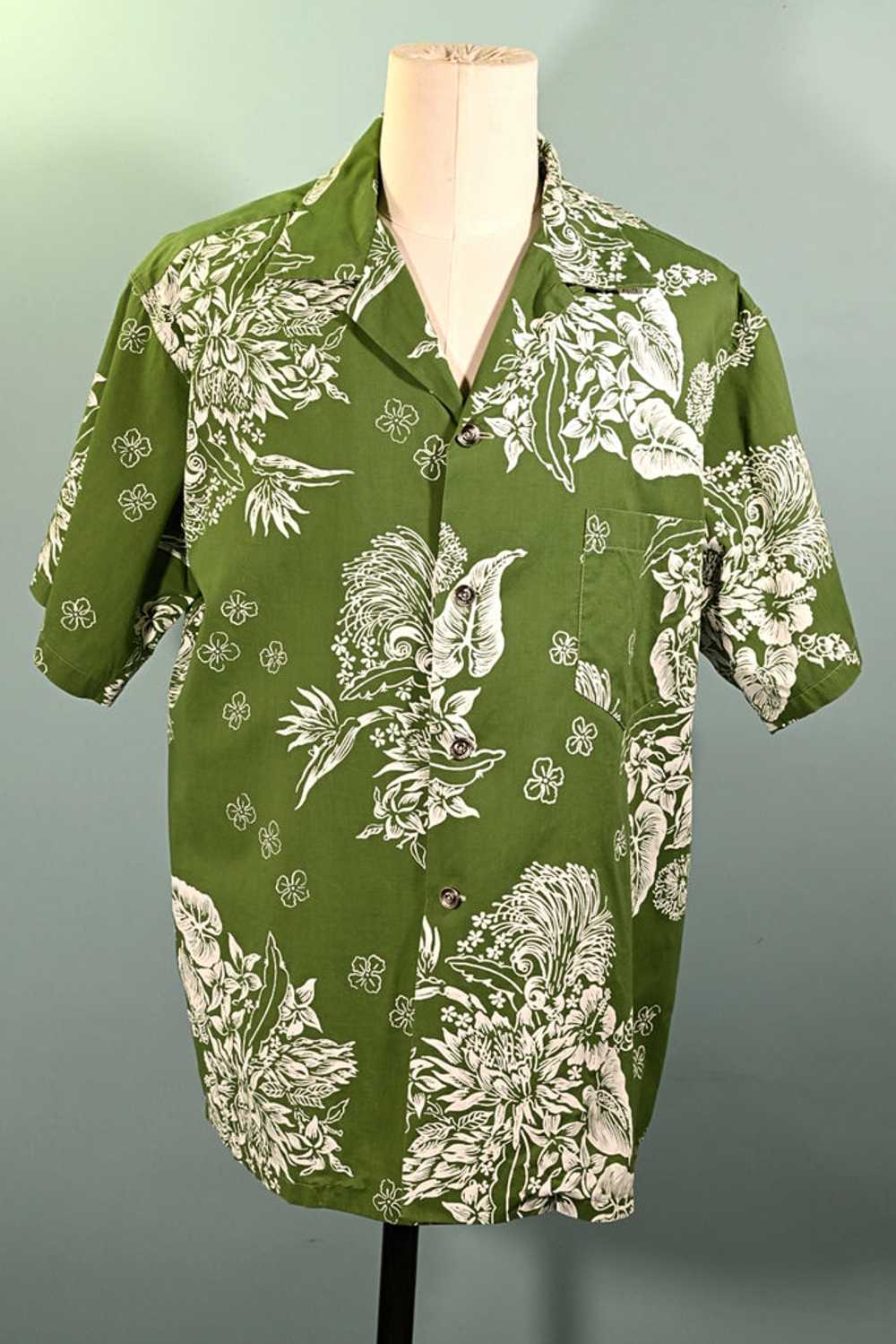 Vintage 50s/60s Hawaiian Shirt, Lei-O-Hawaii Spor… - image 1
