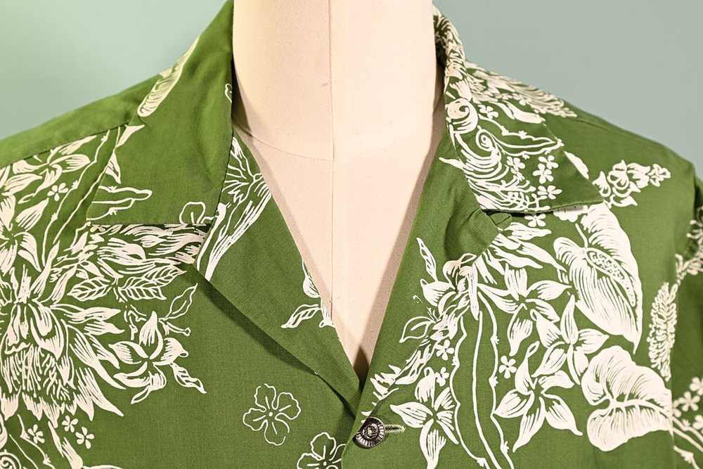 Vintage 50s/60s Hawaiian Shirt, Lei-O-Hawaii Spor… - image 3