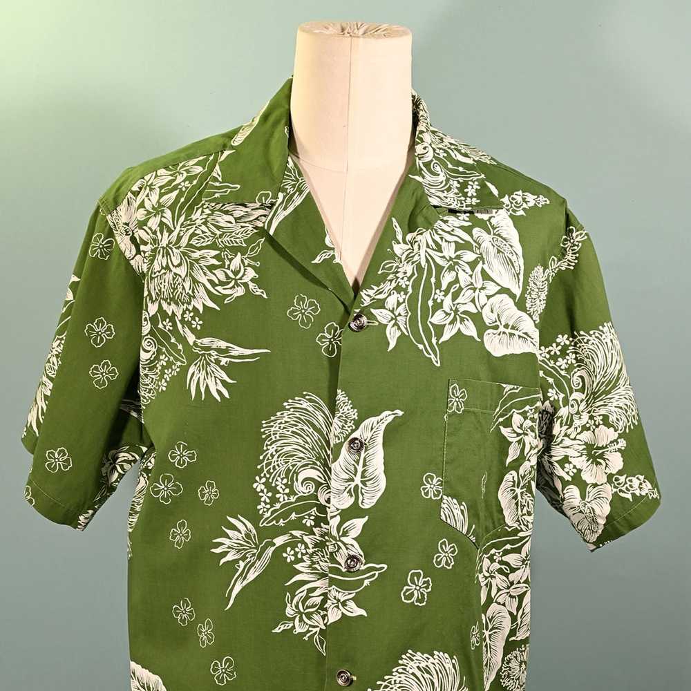 Vintage 50s/60s Hawaiian Shirt, Lei-O-Hawaii Spor… - image 4