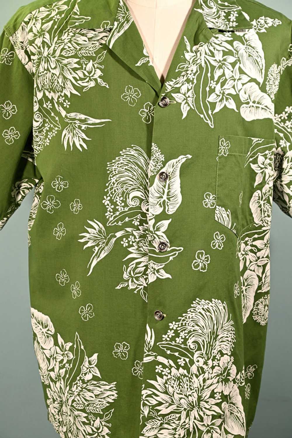 Vintage 50s/60s Hawaiian Shirt, Lei-O-Hawaii Spor… - image 5