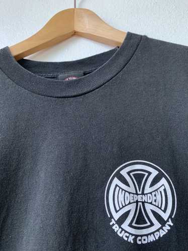 Y*s様 00s independent track Tシャツ GREY L N INDEPENDENT TRUCK COMPNY tシャツ 「0」「INDEPENDENT/インデ