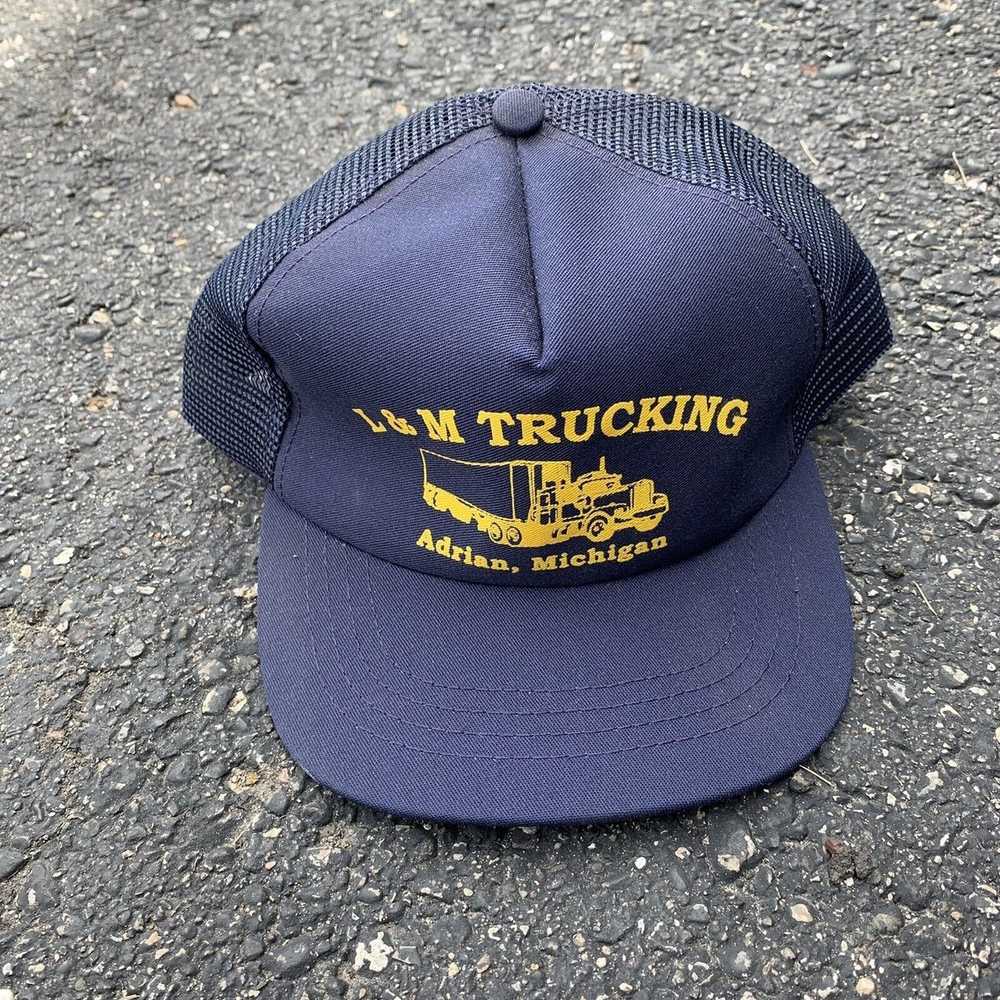 Other VTG Adrian Michigan L&M Trucking Hat Trucke… - image 1