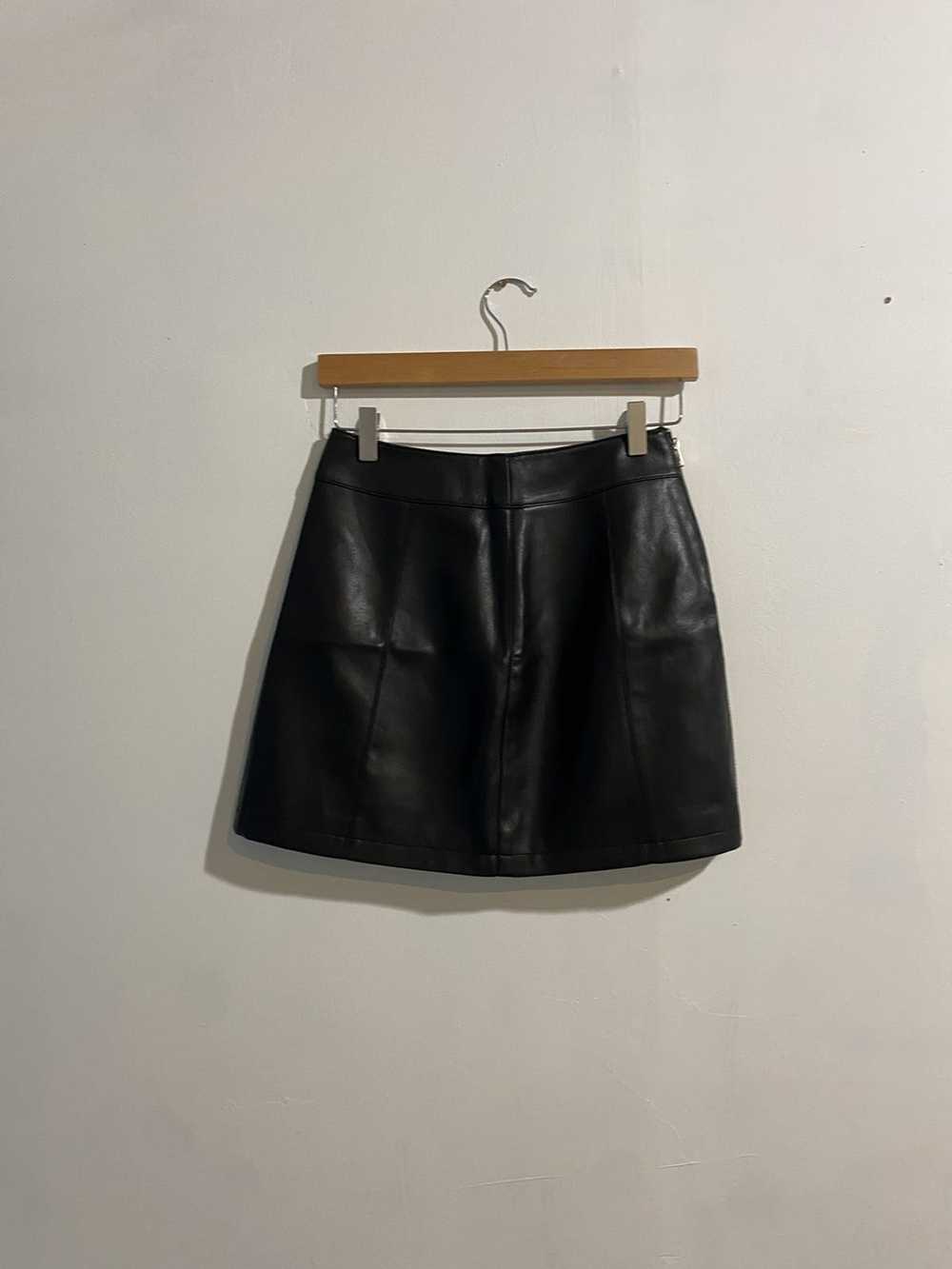 Forever 21 Forever 21 Black Leather Skirt - image 1