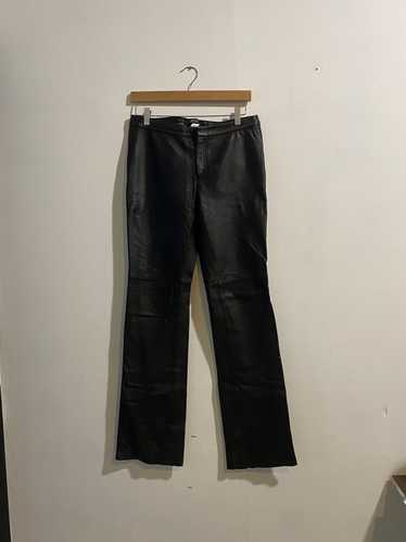 Vintage Black Leather Pants - image 1