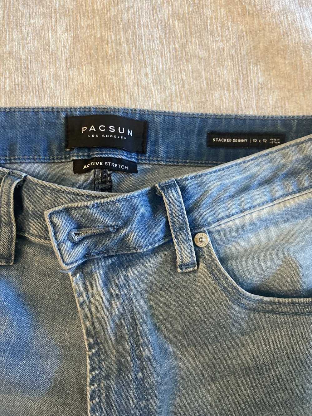 Pacsun Pacsun Light Wash Blue Denim 32x32 - image 2