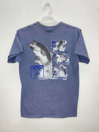 Anvil × Bass × Vintage VTG bass graphic t-shirt si