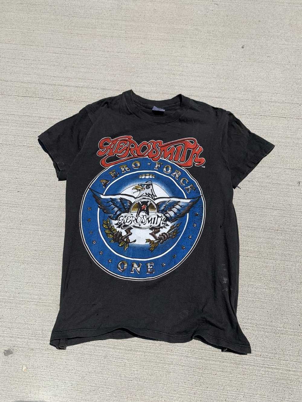 Aerosmith × Band Tees × Vintage Vintage 1987 Aero… - image 1