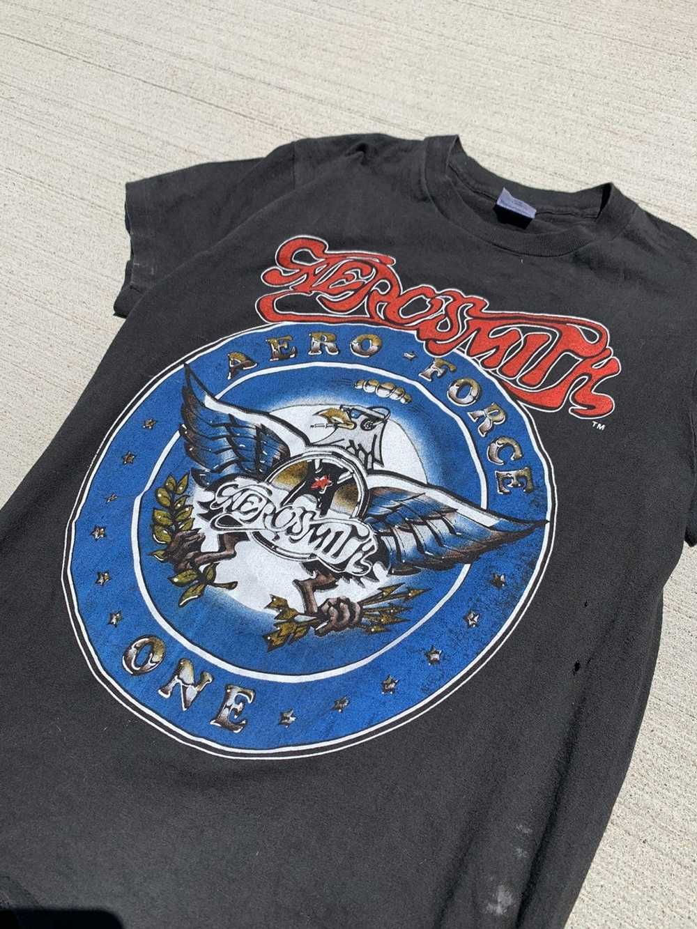 Aerosmith × Band Tees × Vintage Vintage 1987 Aero… - image 2