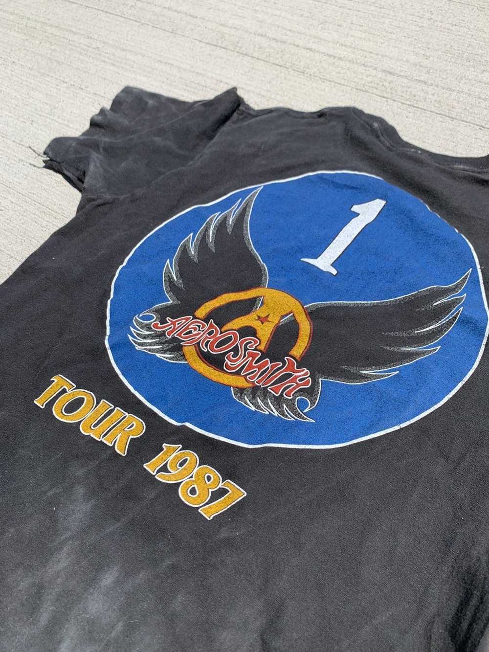 Aerosmith × Band Tees × Vintage Vintage 1987 Aero… - image 6