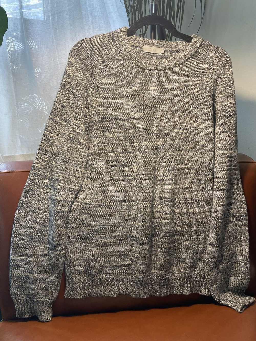 Cos Marled Grey Knit Sweater - image 1