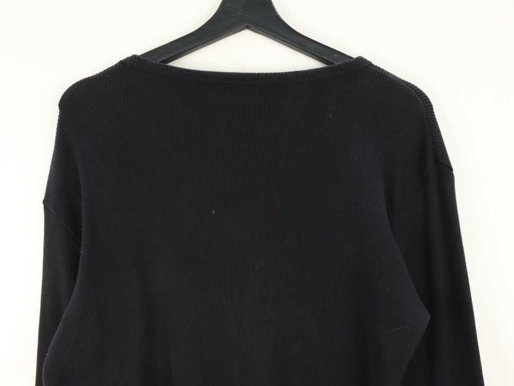 Agnes B. Agnes B. Homme Black V-Neck Shirt - image 7