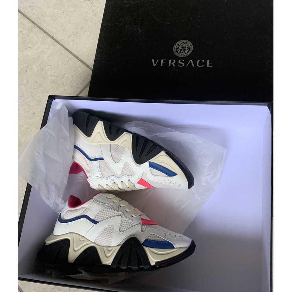 Versace Squalo leather trainers - image 4