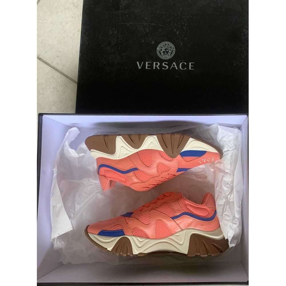 Versace Squalo leather trainers - image 6