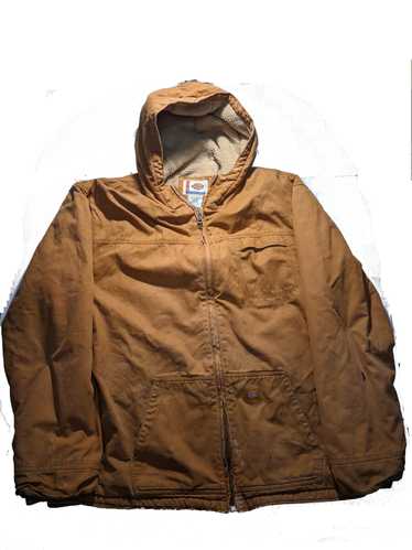Dickies 2XLT Brown Tan Vintage 2000s Sherpa Lined 