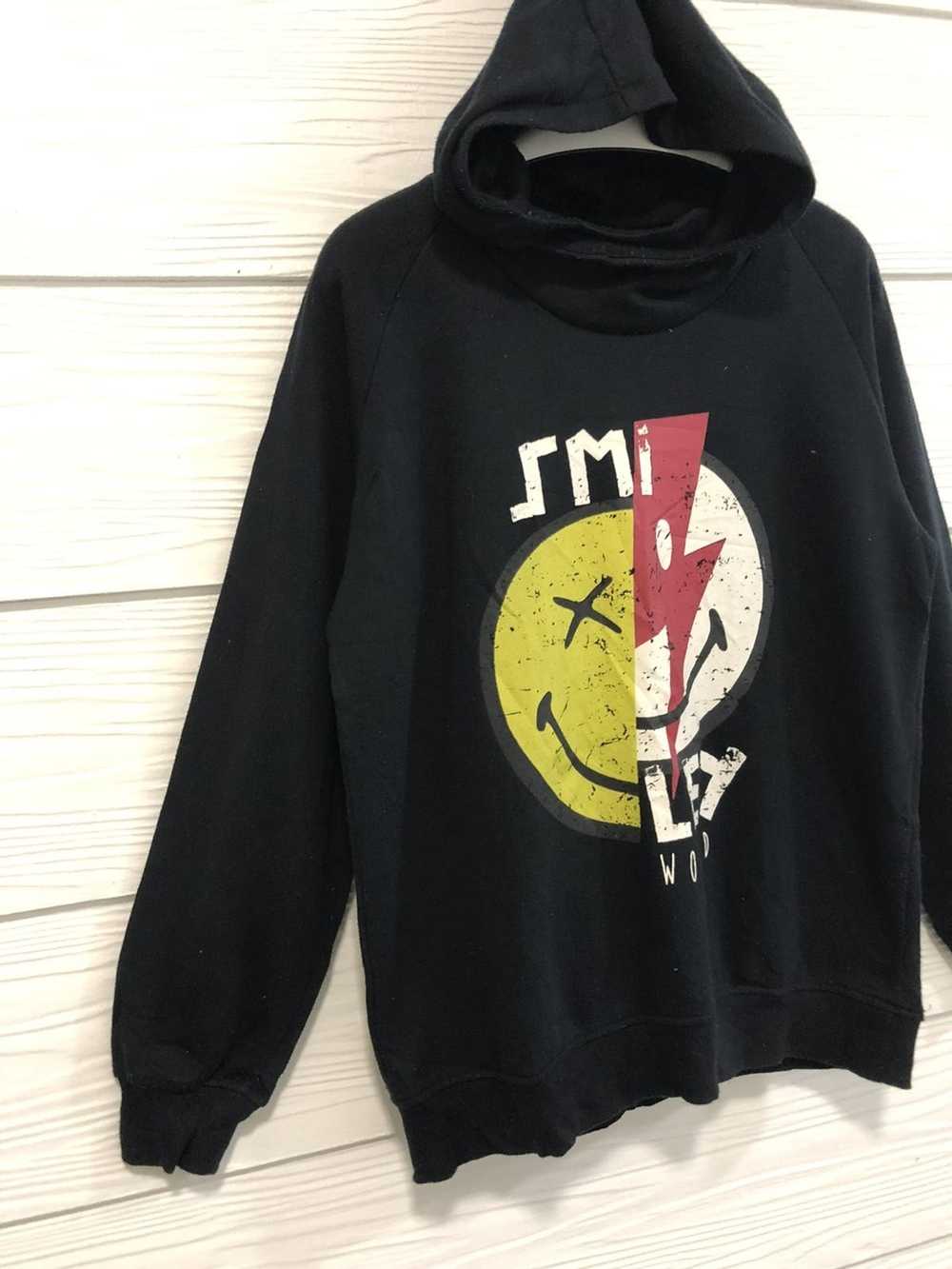 Japanese Brand Smiley Face hoodie inspired by Kap… - image 2